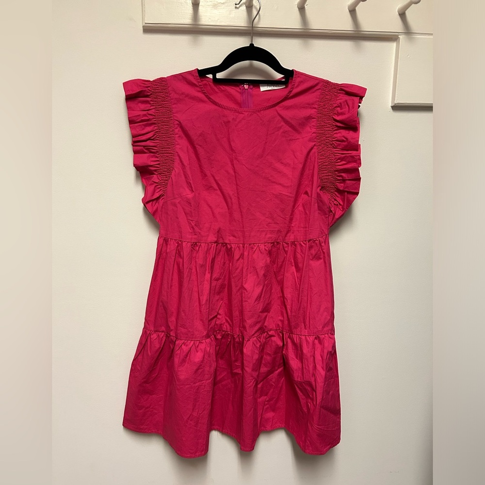 Avara Anne dress in fuchsia - Picture 5 of 9